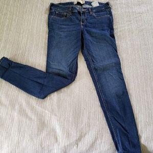 Dark blue skinny jeans